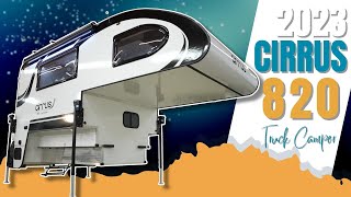 Cirrus 820 Truck Camper by nuCamp RV  2023 model [upl. by Avraham99]