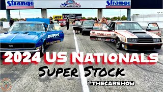 2024 Indy US Nationals Super Stock NHRA Drag Racing 70th Annual Classic Muscle Cars Qualifying Class [upl. by Toms]