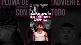 Hanna Howell exnovia de Peso Pluma expuso al cantante por una supuesta infidelidad durante fiesta [upl. by Naliorf]