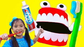 Lava Los Dientes Canción Infantil Aprende Cepilla Tus Dientes  Canciones Infantiles con Wendy [upl. by Norene444]