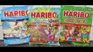 Haribo Milk Horses Sour Mix amp Jelly Beans Review [upl. by Gib]