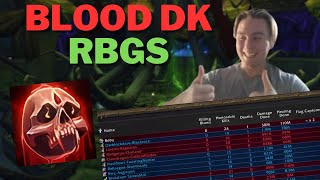 RANK 1 BLOOD DK IS OP IN RBGS [upl. by Zailer]