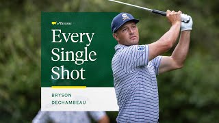 Bryson DeChambeaus First Round  Every Single Shot  The Masters [upl. by Airenahs975]