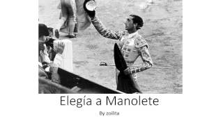 Elegia a manolete [upl. by Reifinnej]