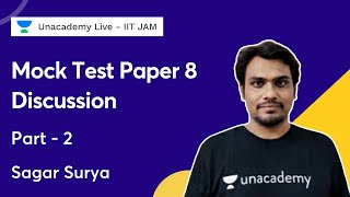 Mock Test Paper 8 Discussion  Part  2  Sagar Surya [upl. by Ripp764]