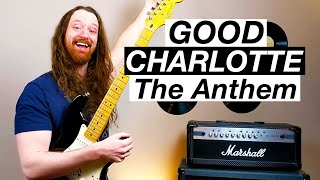 The Anthem by Good Charlotte  Guitar Lesson amp Tutorial [upl. by Acinna]