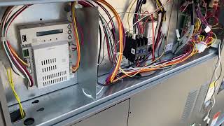 Installing a Siemens Controlled Economizer on a Rheem RGED Series Rooftop Unit [upl. by Anilam398]