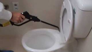 How to Steam Clean Hospital Bathroom Toilets in 4 minutes [upl. by Rodie615]