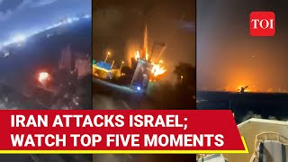 Iran Attacks Israel 5 Dramatic Videos Expose Iron Dome Arrow Failure  Mossad  Tel Aviv  IDF [upl. by Coad]