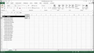 How to Sort a Name List by Same Names in MS Excel  Using Excel amp Spreadsheets [upl. by Volin693]