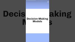 Understanding Decision Making decisionmaking decisionmakingtips decisionmakingprocess [upl. by Marietta986]