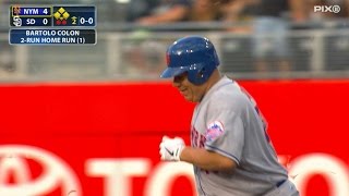 Bartolo Colon First Career Homerun [upl. by Witt293]