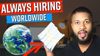 3 Companies ALWAYS Hiring Work From Home Jobs 2024 [upl. by Ellmyer804]