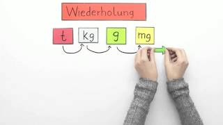 Übungen zu Gewichtseinheiten umwandeln  Mathematik  Zahlen Rechnen und Größen [upl. by Aicatsue101]