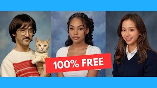 How to Make FREE Unlimited AI Yearbook Photos of Anyone [upl. by Edahsalof695]