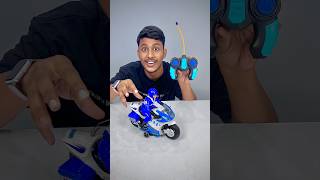 Blue Colour Remote Control Police Bike Unboxing [upl. by Athalie]