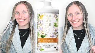 APPLYING PHILIP KINGSLEY ELASTICIZER OVERNIGHT  benefits application and review [upl. by Nauqad855]