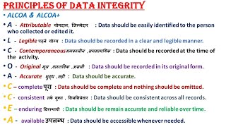 Good Documentation practices inpharma industry ALCOAampALCOA plus in pharma Data integrity principles [upl. by Roberson687]