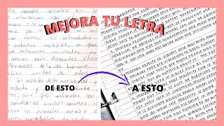 COMO MEJORAR LA LETRA No mas letra de doctor Tips que funcionan [upl. by Fry293]