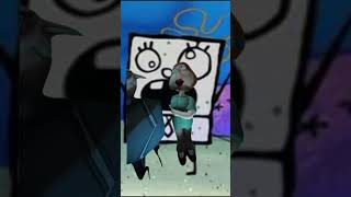 DoodleBob reacts 4 music artist hiphop dance spongebobsquarepantsmeme fortnitememes [upl. by Enej]