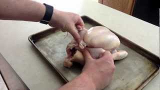 Rotisserie Grilling How to Truss Poultry [upl. by Weinert]