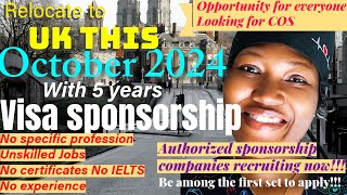 Unskilled jobs with visa sponsorship uk how to get seasonal work sponsorship companies 2024 [upl. by Bill]