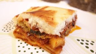 Best Greek Moussaka  my Dads 5 Secret Recipe  Christine Cushing [upl. by Azil]