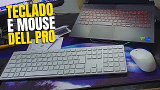 Setup Dell  Unboxing do Teclado e Mouse sem fio PRO 5221w na cor branca para o G15 [upl. by Azila]