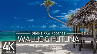 【4K】🇼🇫🌴🍹🏖 Drone RAW Footage 🔥 This is WALLIS AND FUTUNA 2024 🔥 Mata Utu amp More 🔥 UltraHD Stock Video [upl. by Edaw]