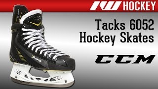 CCM 6052 Tacks Ice Hockey Skate Review [upl. by Yelwar]