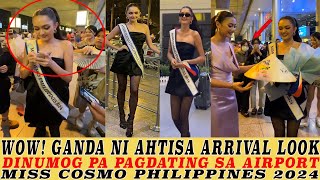 OMG AHTISA MANALO ARRIVAL SA AIRPORT IN VIETNAM DINUMOG AGAD MISS COSMO PHILIPPINES 2024 [upl. by Huxham965]