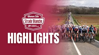 Strade Bianche Women Elite 2024  Gli highlights [upl. by Shanly862]