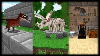 Fossils and Archeology Minecraft Mod Showcase [upl. by Bobbye173]