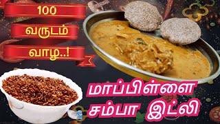 Mappillai samba arisi idly  Bride groom rice recipe  Mappillai samba rice benefits in tamil [upl. by Nichani]