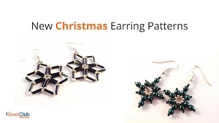 See New Christmas Earring Patterns [upl. by Shirlee211]