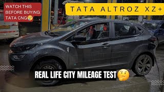 Altroz ICNG Real Life City Mileage  XZ S  Daily Life Driving Mileage Test  Kitna Deti hai 😳😔😊🔥 [upl. by Adnohsel]