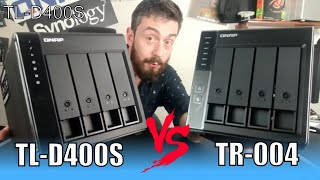 QNAP TR004 vs TLD400S NAS Expansion  4 Bay Comparison [upl. by Nixie]