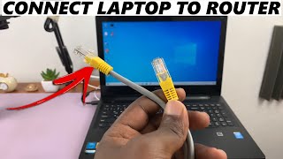 How To Connect Laptop To Router via Ethernet Cable [upl. by Melesa]