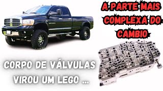 FIZEMOS A LIMPEZA DO CORPO DE VALVULAS DO CAMBIO AUTOMATICO DA DODGE RAM 2500 [upl. by Nallad]