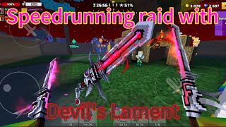 Pixel Gun 3D Speedrunning Magical Valley raid with Devil’s Lament [upl. by Erina17]