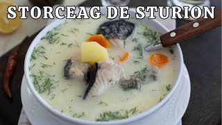 🦈 Storceag de STURION ca la Sfântu Gheorghe  rețeta de ciorbă pescărească ca în Delta Dunării [upl. by Engle164]