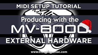 External MIDI gear setup tutorial for the Roland MV80008800 [upl. by Etselec]