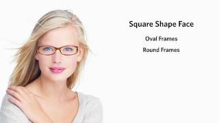 Best Womens Frames for a Square Face Shape [upl. by Karon]