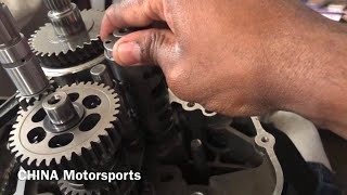 How to FIX Motorcycle Gearbox Part 1  JONWAY YY3509a GTO Shaft Assembly  DD250  Regal Raptor [upl. by Ymme]