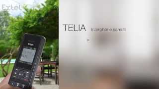 Interfon Radio Wireless EXTEL TELIA cu telefon DECT [upl. by Dranoc]