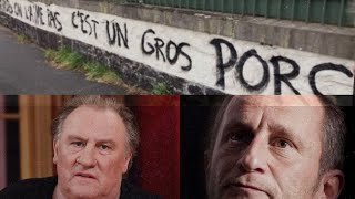 Benoît Poelvoorde  la maison du comédien a été taguée suite à son soutien à Gérard Depardieu [upl. by Dnaltroc]