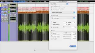 Using Elastic Audio in ProTools 74 [upl. by Cheffetz]