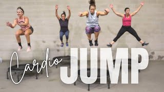 35 MIN Trampoline CARDIO Workout  JUMPSPORT Rebounder  Plus Strength  Core [upl. by Chandra961]