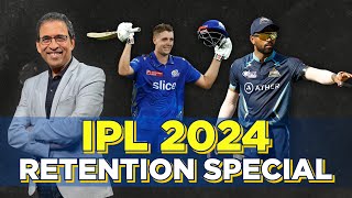 IPL 2024 Retention Hardik rejoins Mumbai Green moves to Bangalore ft Harsha Bhogle [upl. by Columbyne]