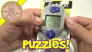 Sudoku Ballpoint Pen Electronic Handheld Game No12225  Over 10000 Puzzles [upl. by Nodyroc]